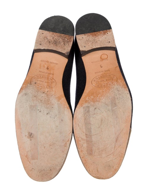 Stubbs & Wootton Wool Colorblock Pattern Loafers