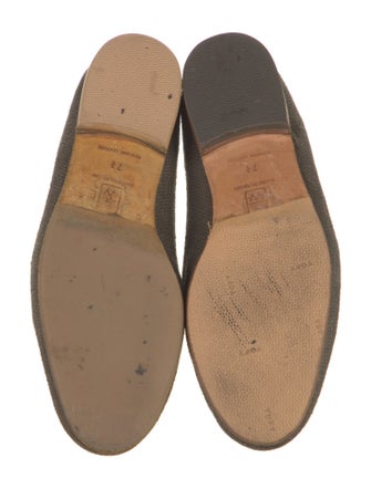 Stubbs & Wootton Canvas Graphic Print Loafers