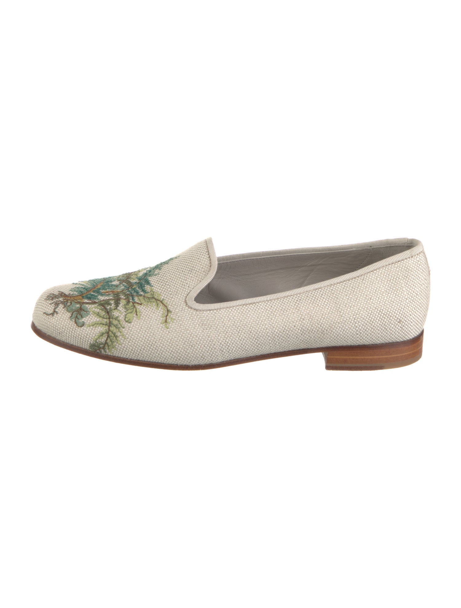 Stubbs & Wootton Canvas Printed Loafers