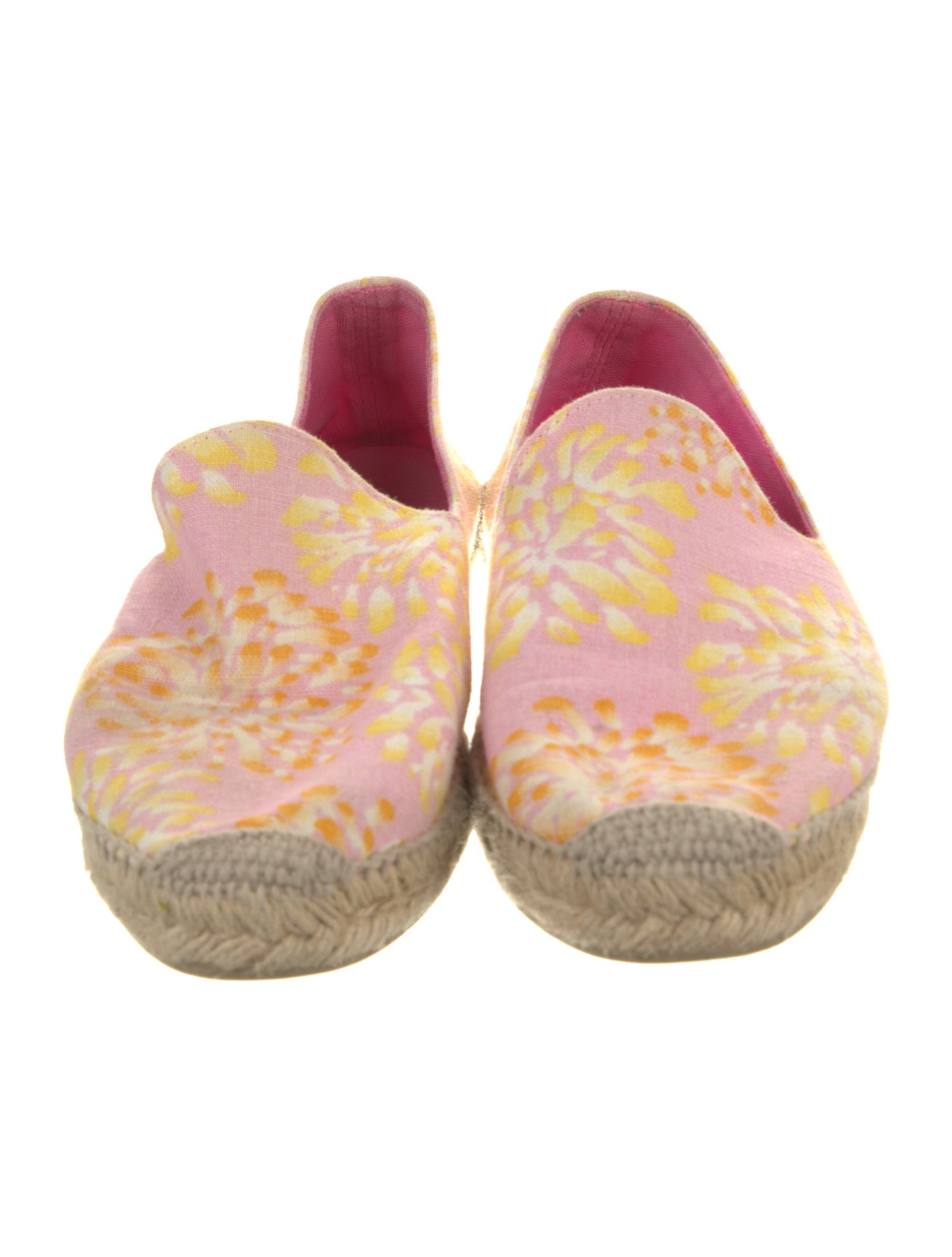Stubbs & Wootton Canvas Floral Print Espadrilles