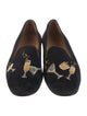 Stubbs & Wootton Velvet Printed Slippers