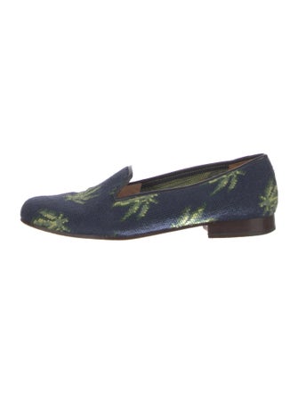 Stubbs & Wootton Printed Loafers
