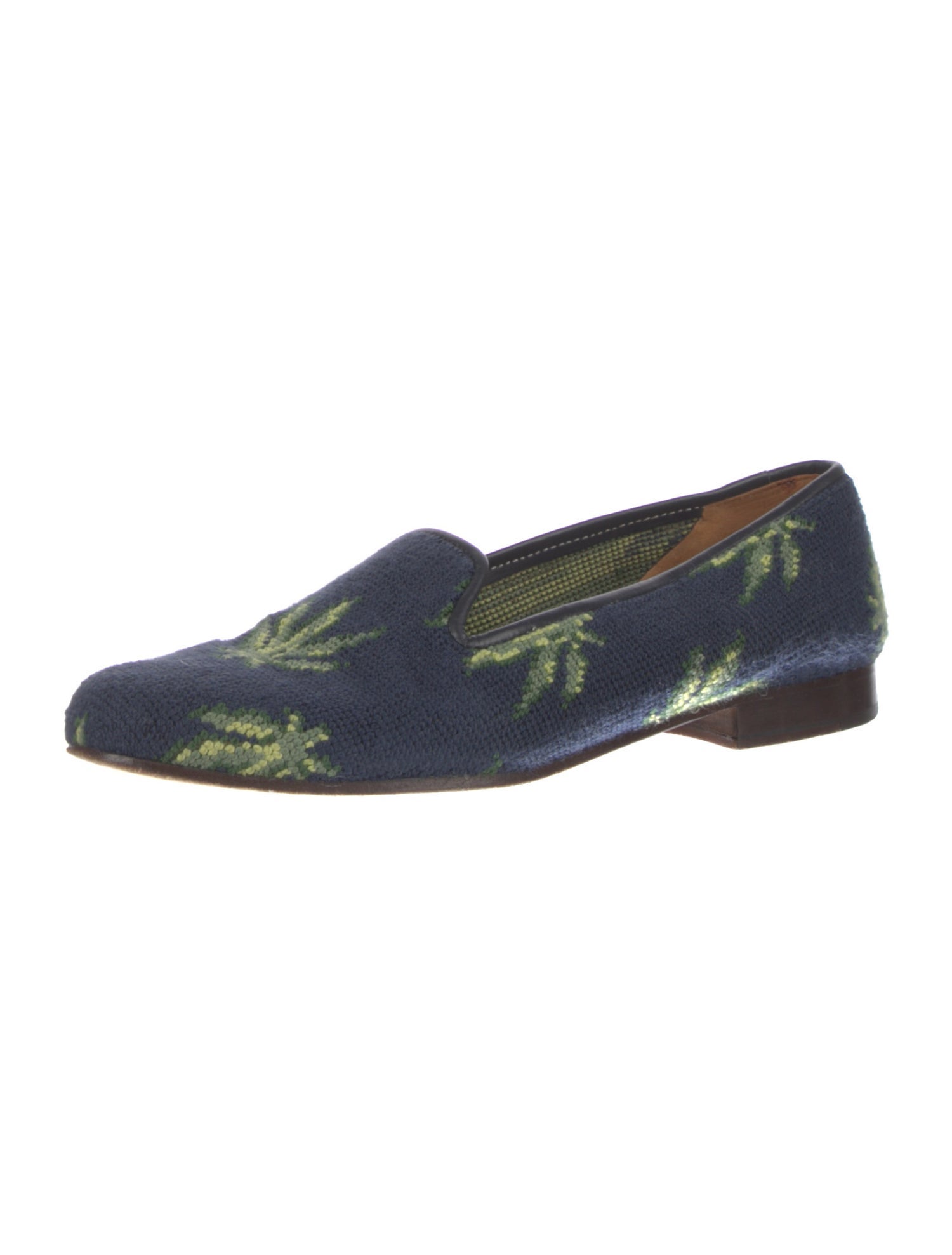 Stubbs & Wootton Printed Loafers