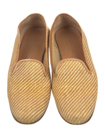 Stubbs & Wootton Straw Loafers