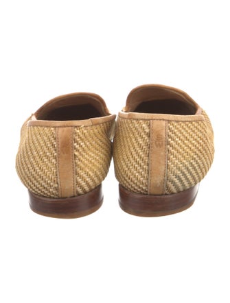Stubbs & Wootton Straw Loafers