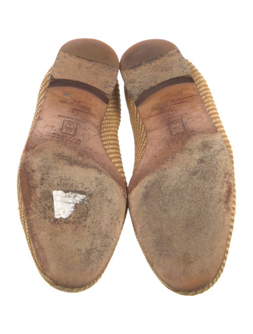 Stubbs & Wootton Straw Loafers