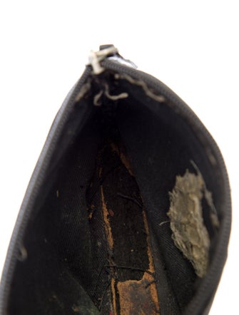 Stubbs & Wootton Suede Graphic Print Pouch