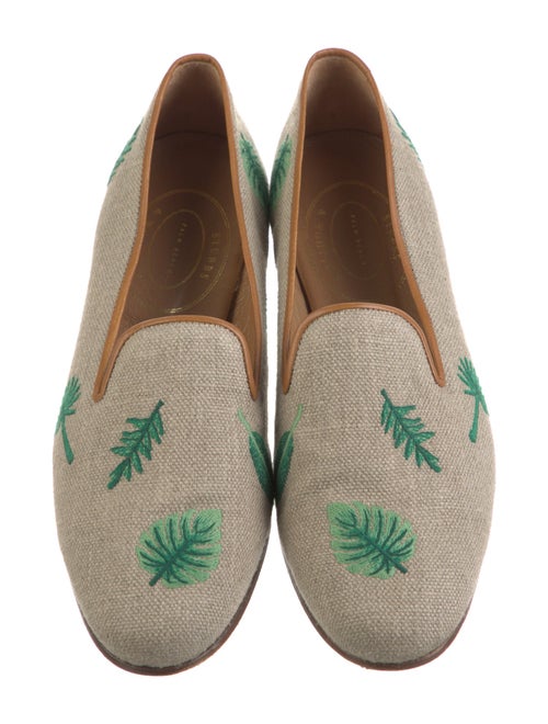 Stubbs & Wootton Canvas Printed Loafers