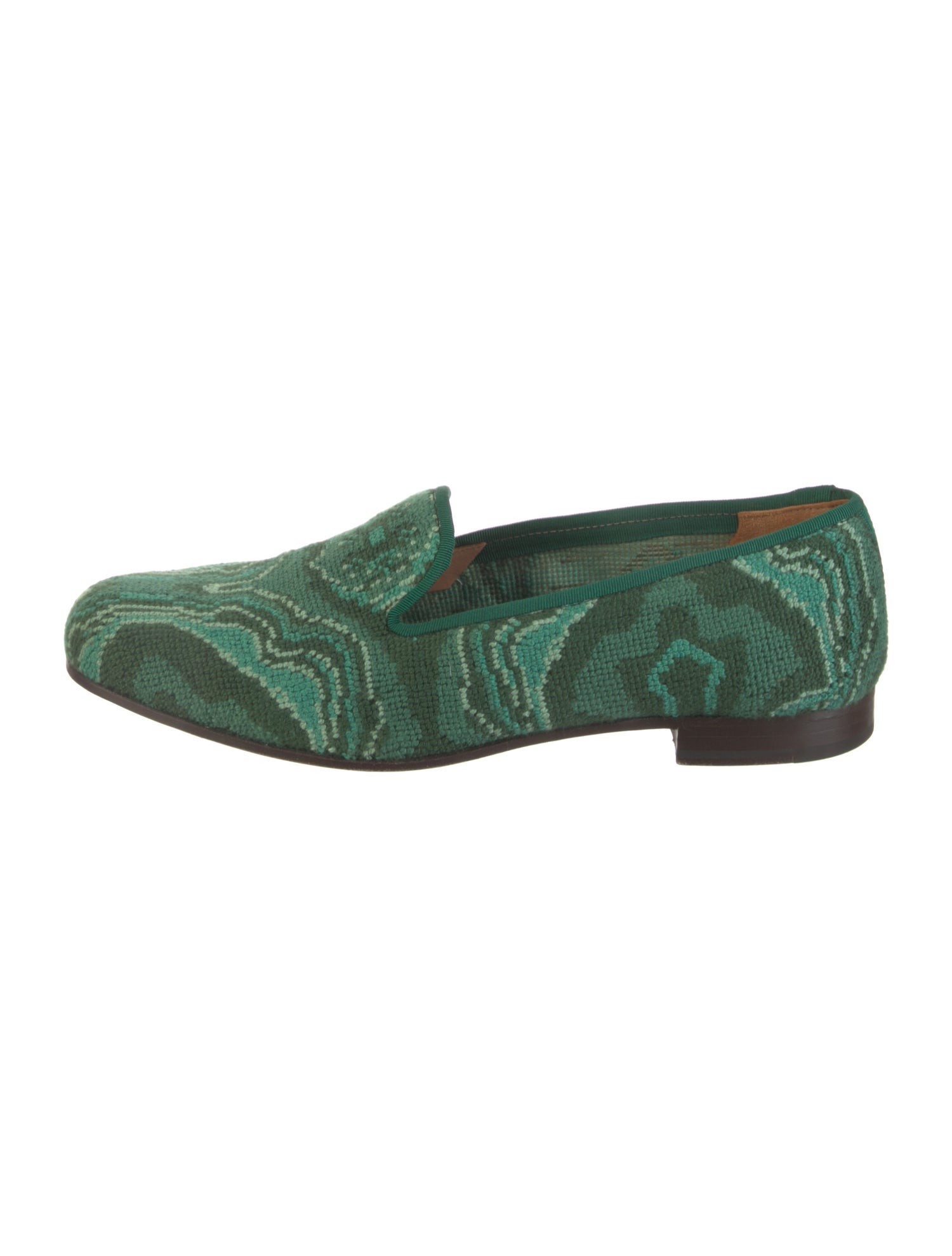 Stubbs & Wootton Printed Loafers