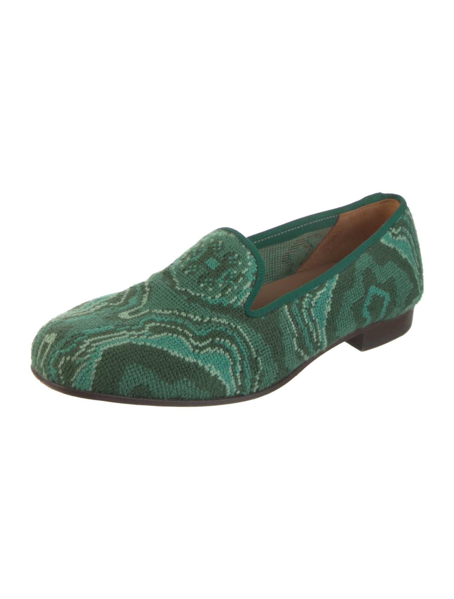 Stubbs & Wootton Printed Loafers