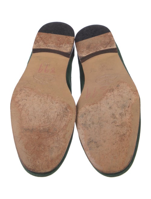 Stubbs & Wootton Velvet Graphic Print Loafers