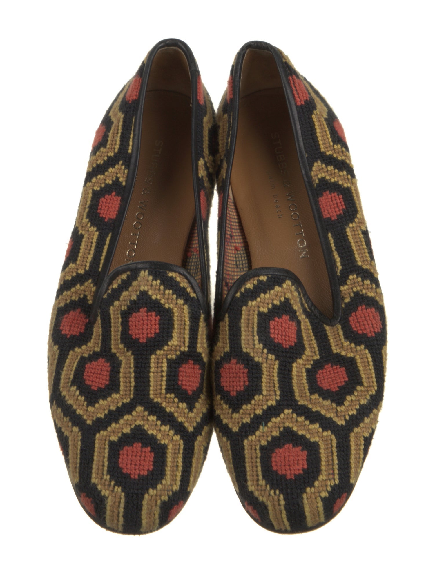 Stubbs & Wootton Printed Loafers
