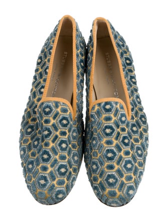 Stubbs & Wootton Printed Loafers