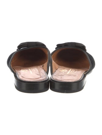 Stubbs & Wootton Velvet Bow Accents Mules