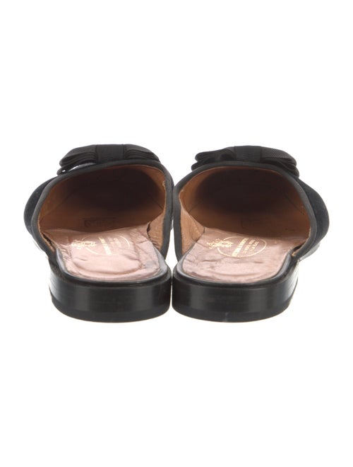 Stubbs & Wootton Velvet Bow Accents Mules