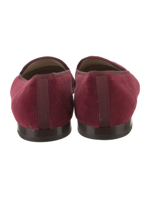 Stubbs & Wootton Velvet Embroidered Accent Loafers