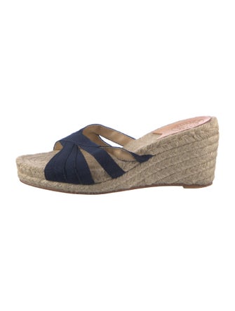 Stubbs & Wootton Jute Grosgrain Trim Espadrilles