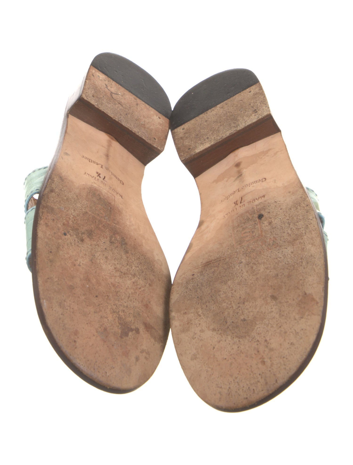 Stubbs & Wootton Leather Slides