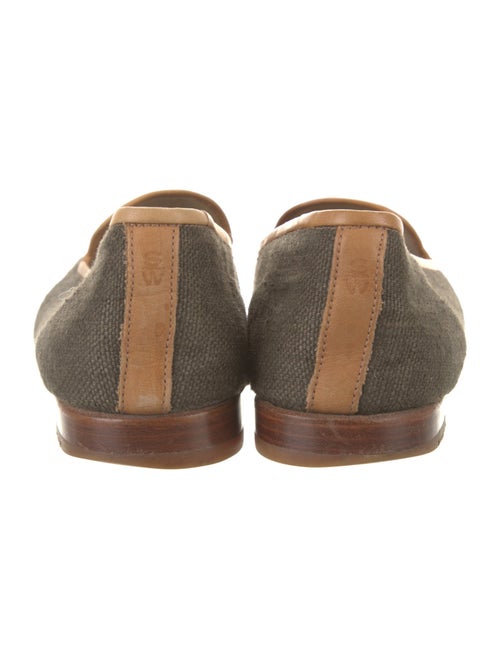 Stubbs & Wootton Canvas Graphic Print Loafers