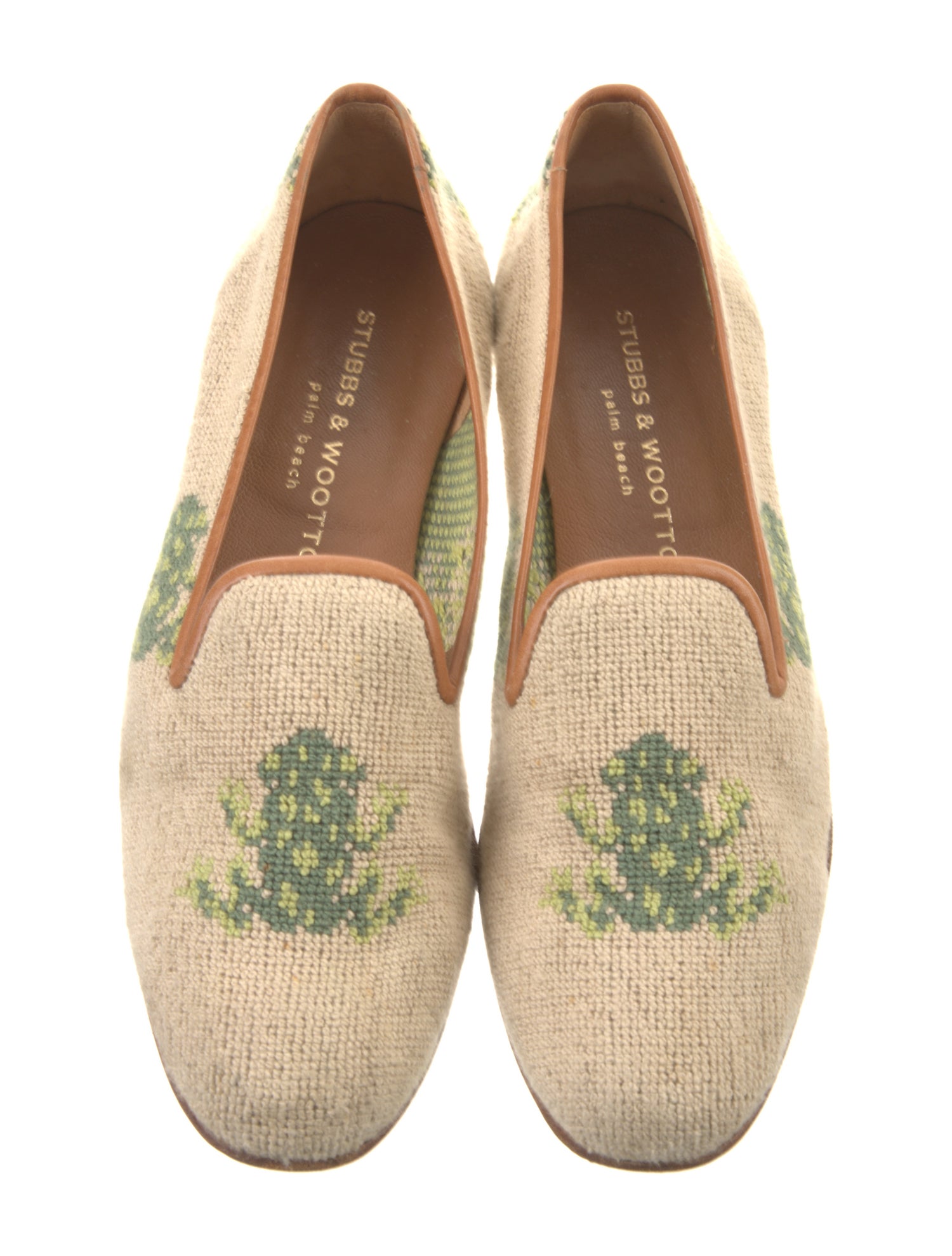 Stubbs & Wootton Patterned Loafers