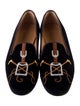 Stubbs & Wootton Velvet Printed Loafers