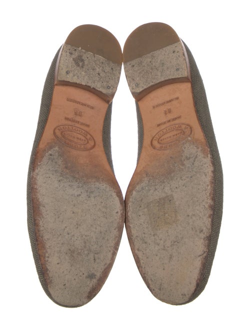 Stubbs & Wootton Canvas Embroidered Accent Loafers