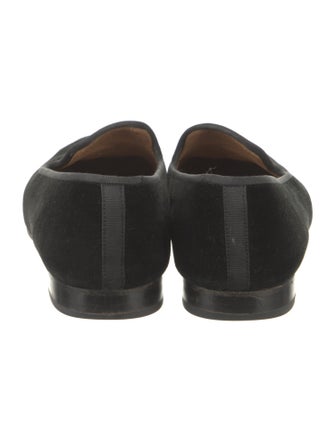 Stubbs & Wootton Velvet Printed Loafers