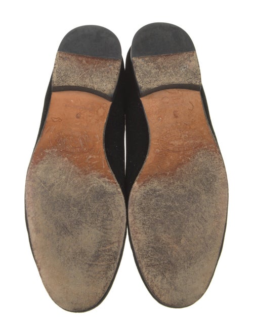 Stubbs & Wootton Velvet Printed Loafers