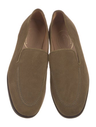 Stubbs & Wootton Suede Embroidered Accent Slippers