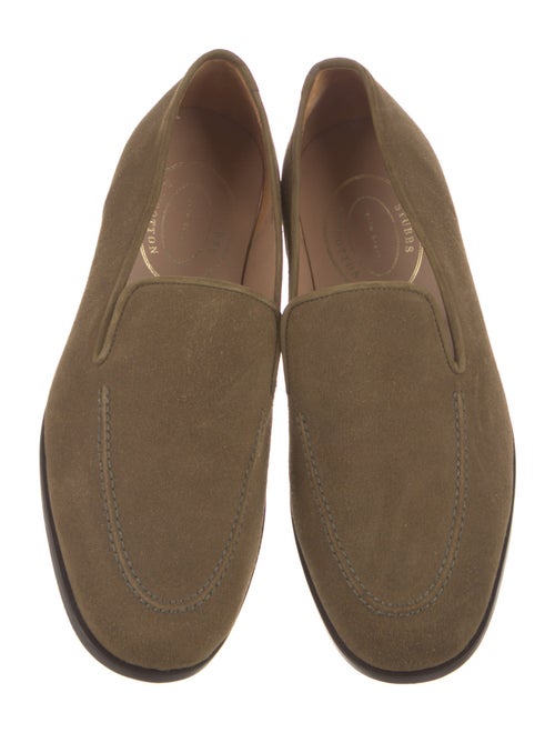 Stubbs & Wootton Suede Embroidered Accent Slippers