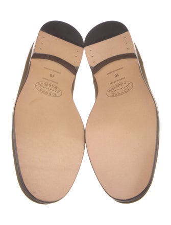 Stubbs & Wootton Suede Embroidered Accent Slippers