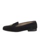 Stubbs & Wootton Velvet Embroidered Accent Loafers