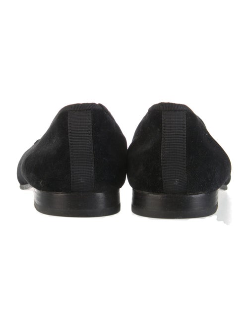 Stubbs & Wootton Velvet Embroidered Accent Loafers