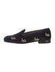 Stubbs & Wootton Velvet Printed Loafers