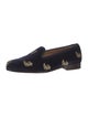 Stubbs & Wootton Velvet Printed Loafers
