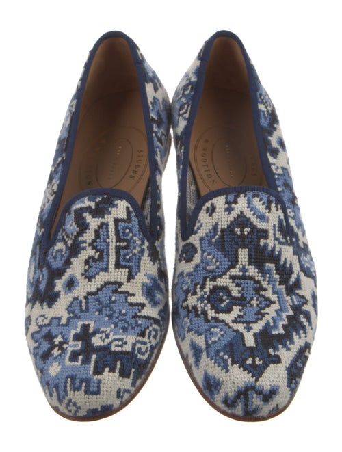 Stubbs & Wootton Canvas Printed Loafers