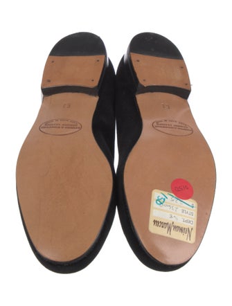 Stubbs & Wootton Velvet Printed Loafers