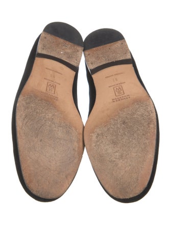 Stubbs & Wootton Velvet Embroidered Accent Loafers