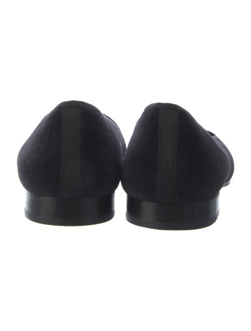 Stubbs & Wootton Velvet Embroidered Accent Loafers