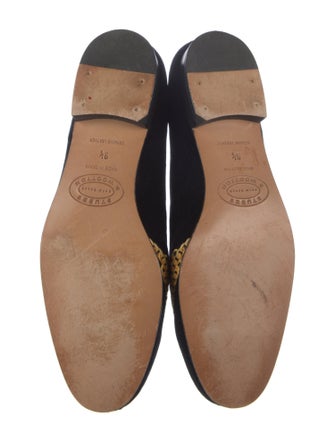 Stubbs & Wootton Velvet Embroidered Accent Loafers