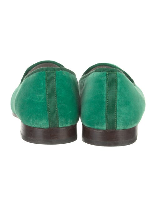 Stubbs & Wootton Velvet Graphic Print Loafers