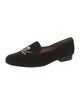 Stubbs & Wootton Velvet Embroidered Accent Loafers