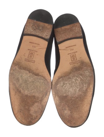 Stubbs & Wootton Velvet Embroidered Accent Loafers