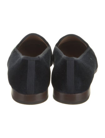 Stubbs & Wootton Velvet Graphic Print Loafers