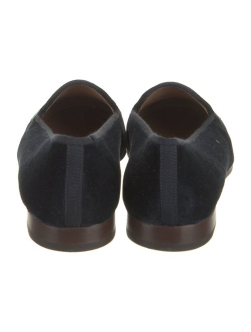 Stubbs & Wootton Velvet Graphic Print Loafers