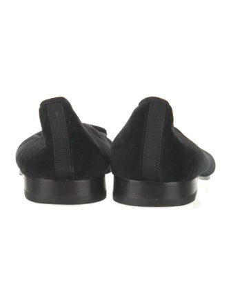 Stubbs & Wootton Velvet Embroidered Accent Loafers