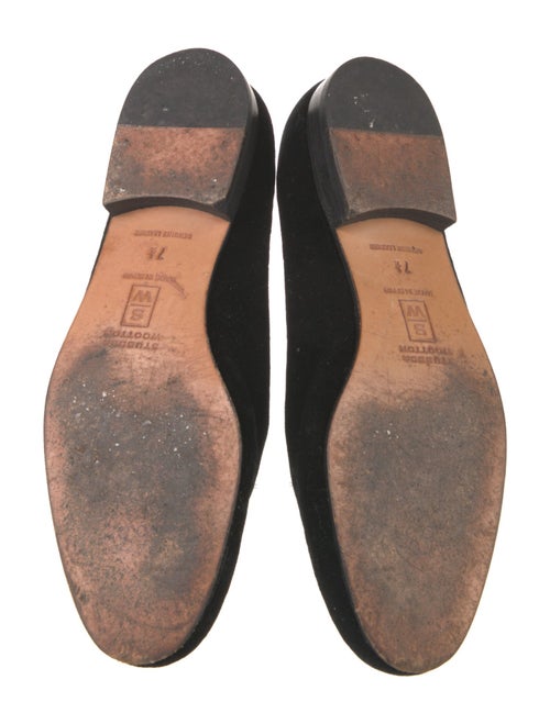Stubbs & Wootton Velvet Embroidered Accent Loafers