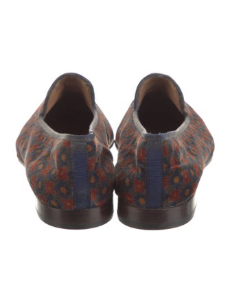 Stubbs & Wootton Velvet Printed Loafers