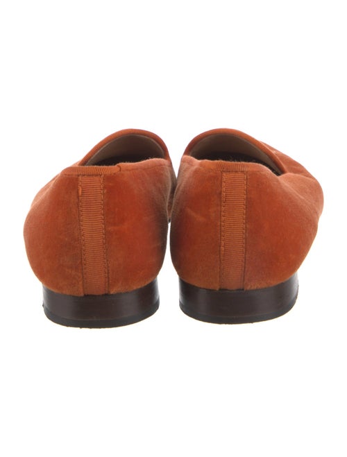 Stubbs & Wootton Velvet Embroidered Accent Loafers