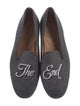 Stubbs & Wootton Felt Embroidered Accent Loafers